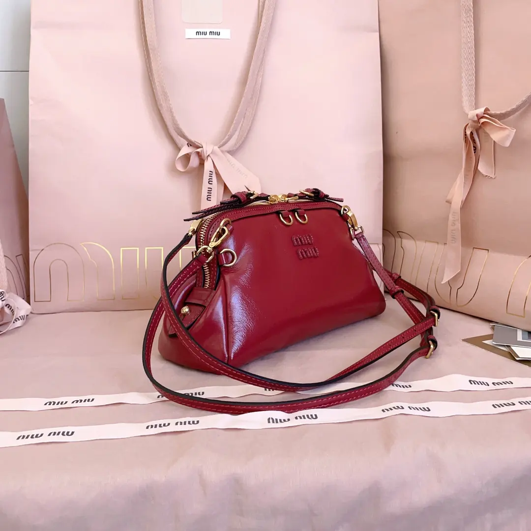 Miu Miu Style Leather Backpack Lookbook Reference image 2