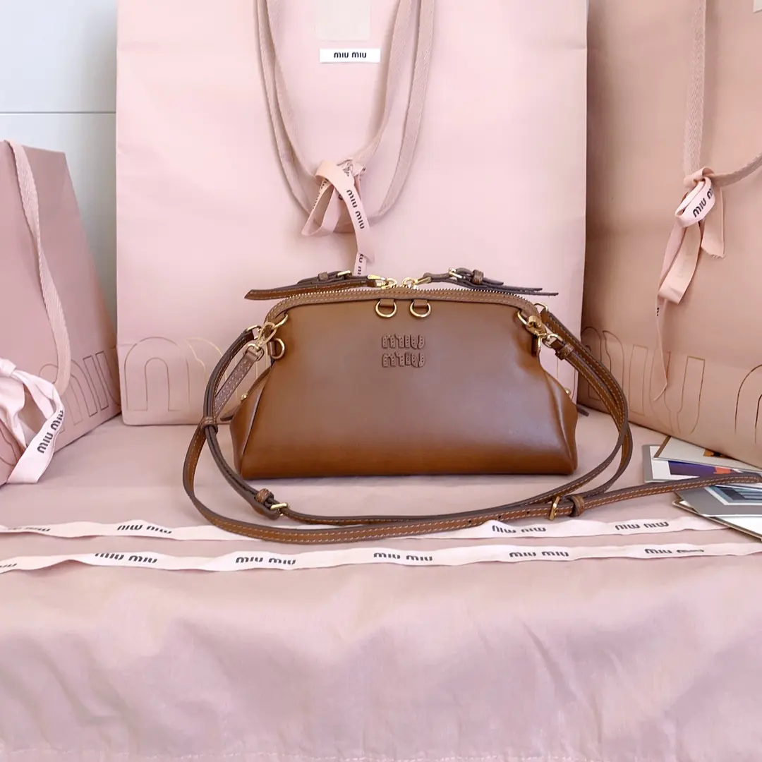 Miu Miu Style Leather Backpack Lookbook Reference image 1