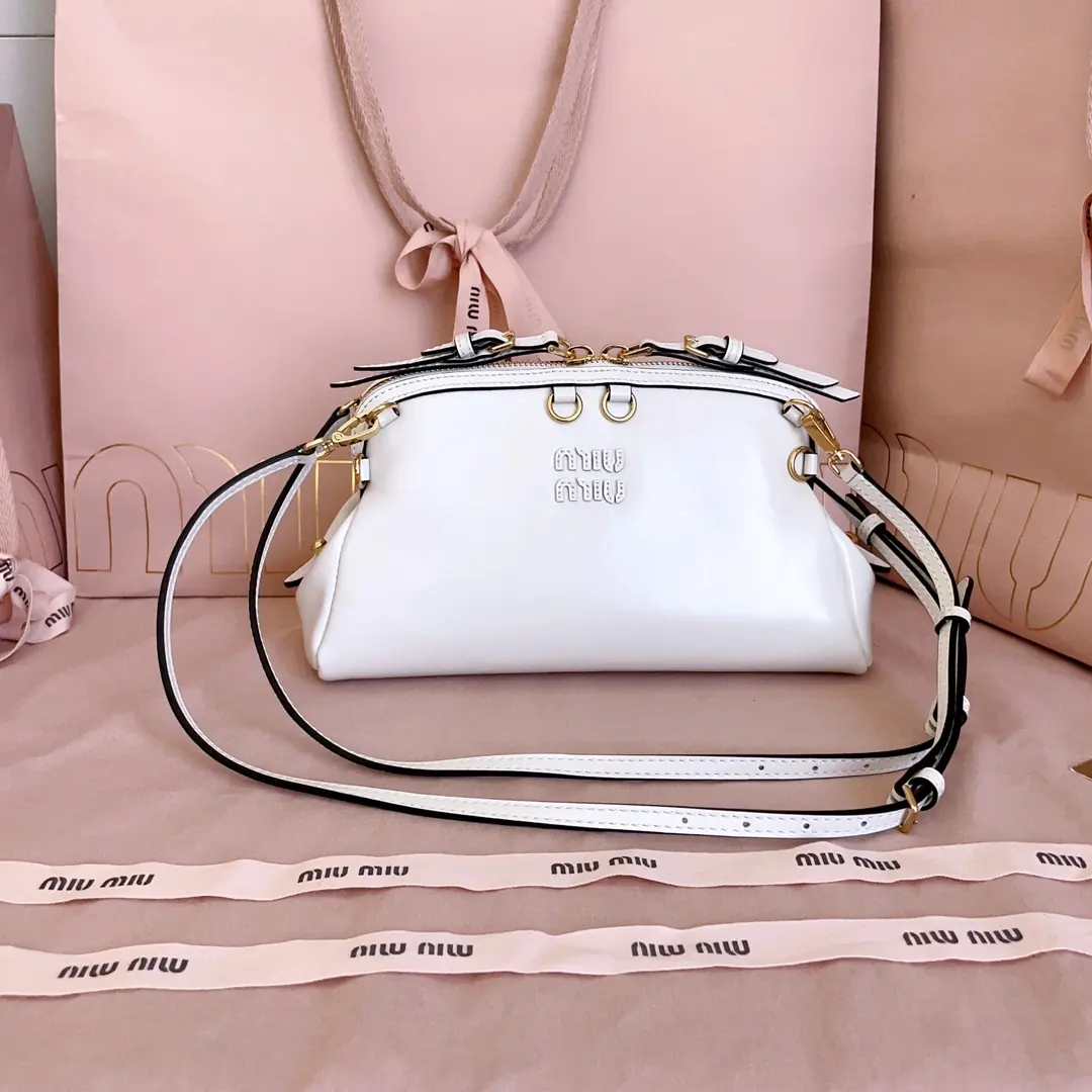 Miu Miu Style Leather Backpack Lookbook Reference image 1
