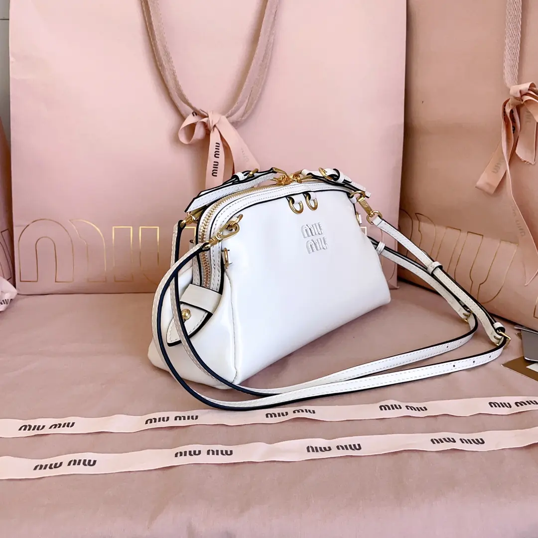 Miu Miu Style Leather Backpack Lookbook Reference image 2