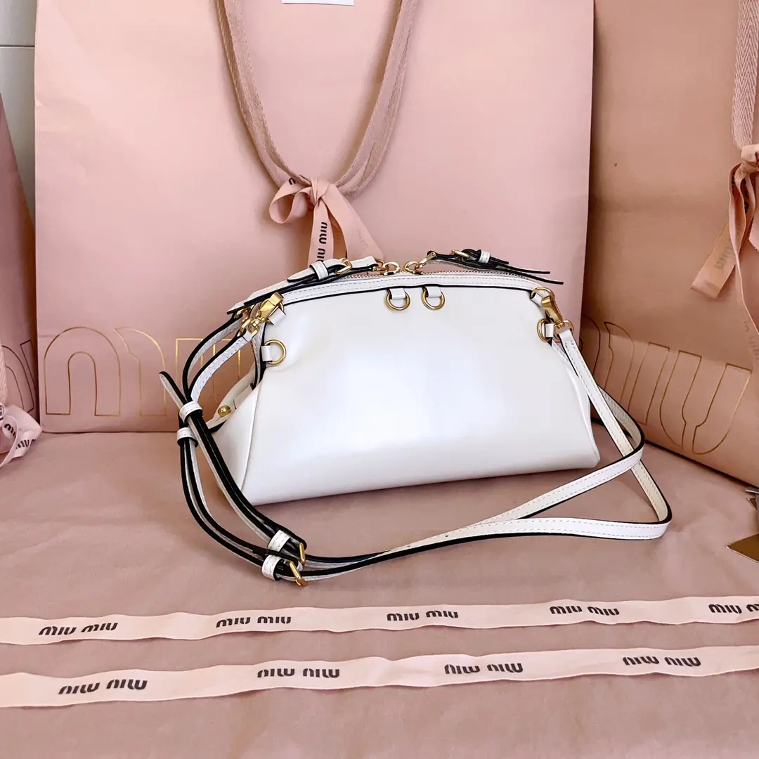 Miu Miu Style Leather Backpack Lookbook Reference image 3