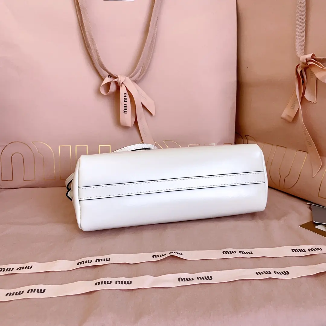 Miu Miu Style Leather Backpack Lookbook Reference image 4