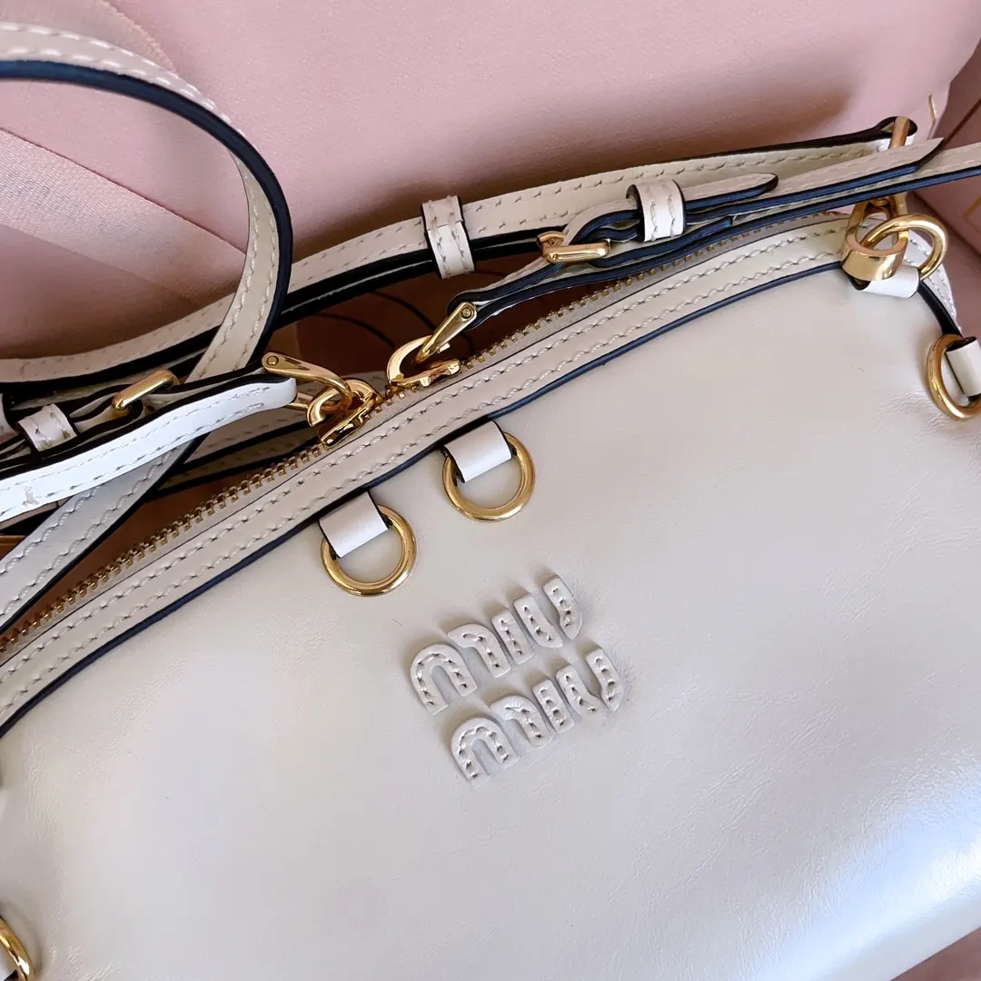 Miu Miu Style Leather Backpack Lookbook Reference image 5