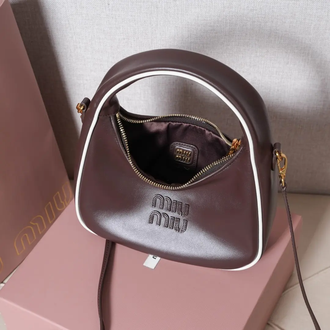 Miu Miu Style Leather Top Handle Bag Bags Top Handle Bag detail image 9 from source 719357