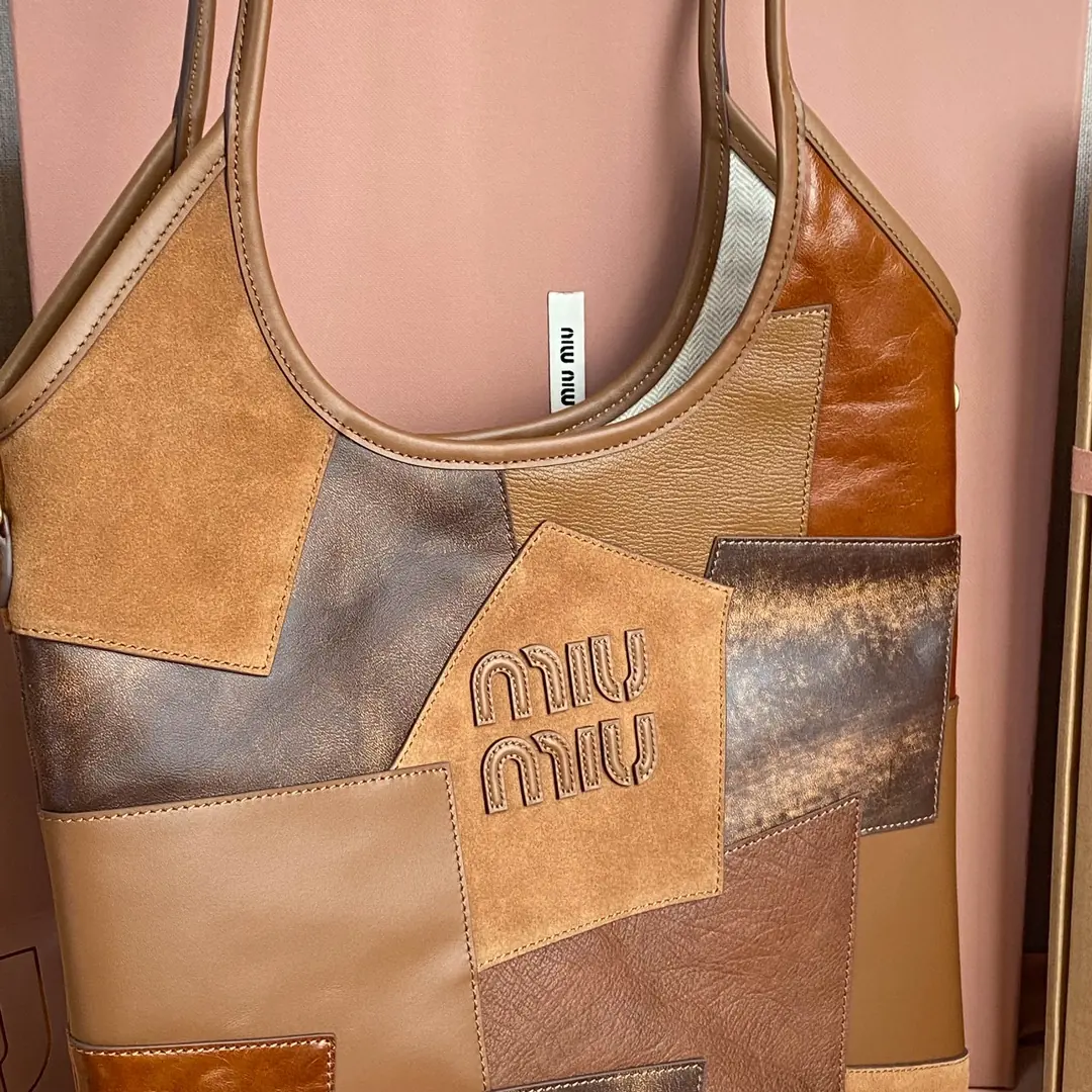 Miu Miu Style Leather Tote Bag Bags Tote Bag detail image 3 from source 719374