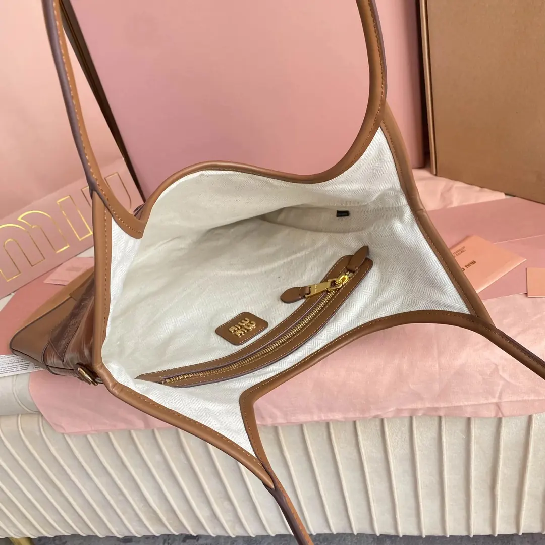 Miu Miu Style Leather Tote Bag Bags Tote Bag detail image 8 from source 719374