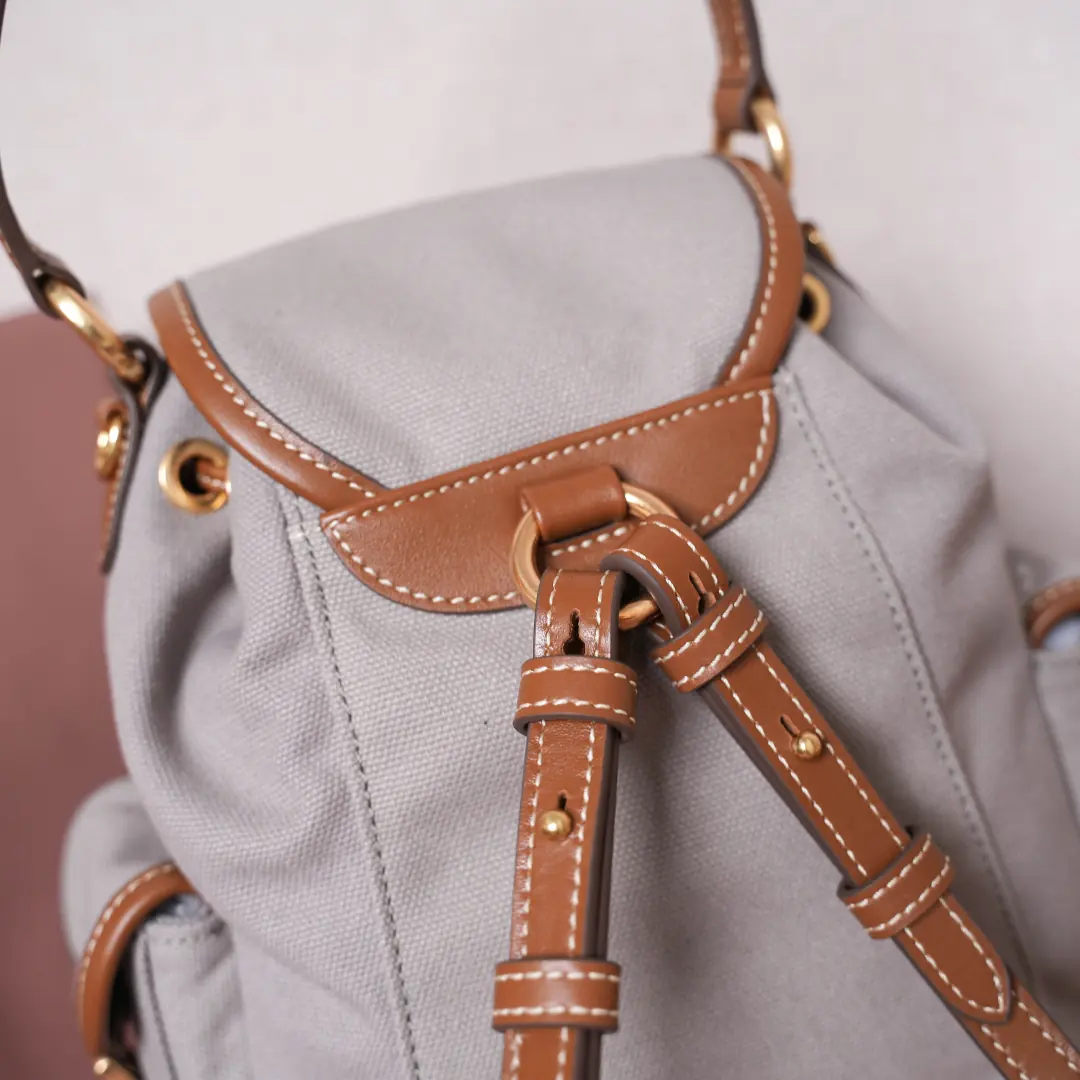 Miu Miu Style White Leather Backpack Bags Backpack detail image 5 from source 719346