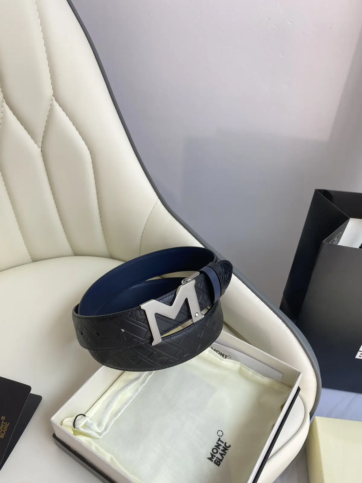 Montblanc（万宝龙男） Style Leather Men's Belts Lookbook Reference image 1