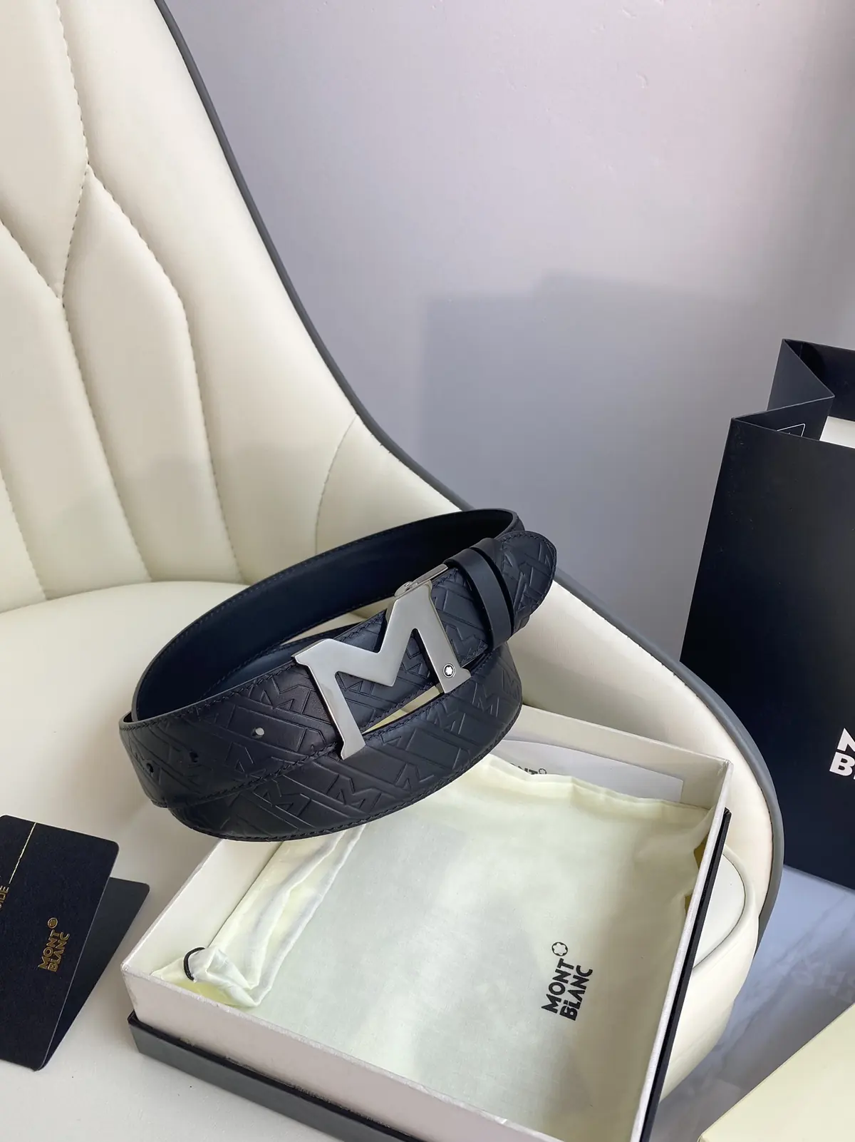 Montblanc（万宝龙男） Style Leather Men's Belts Lookbook Reference image 1
