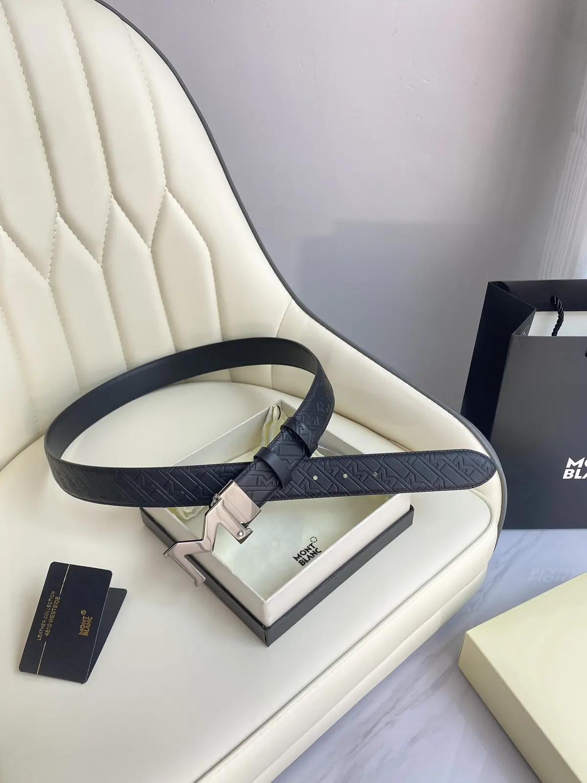 Montblanc（万宝龙男） Style Leather Men's Belts Lookbook Reference image 4