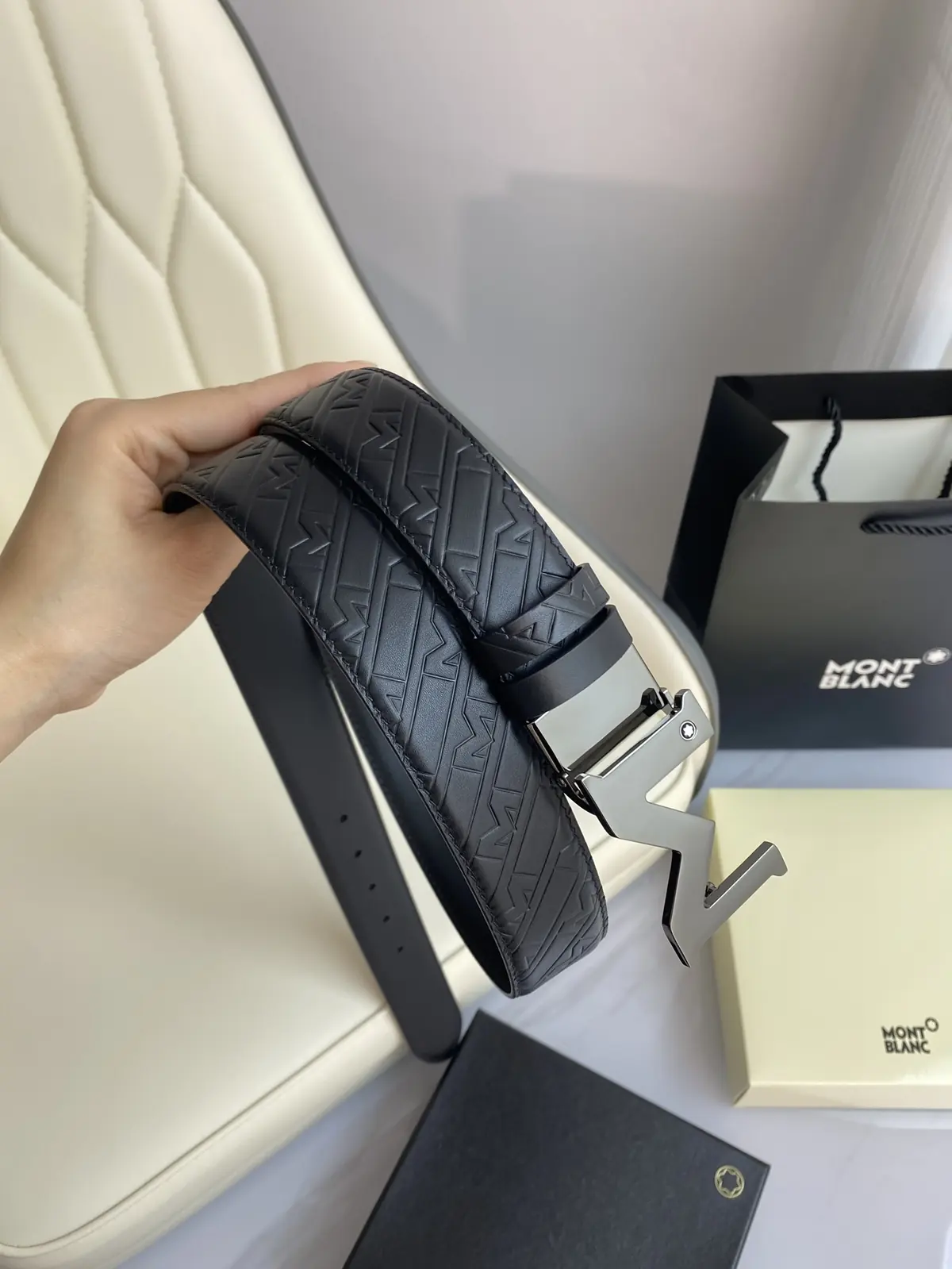 Montblanc（万宝龙男） Style Leather Men's Belts Lookbook Reference image 6