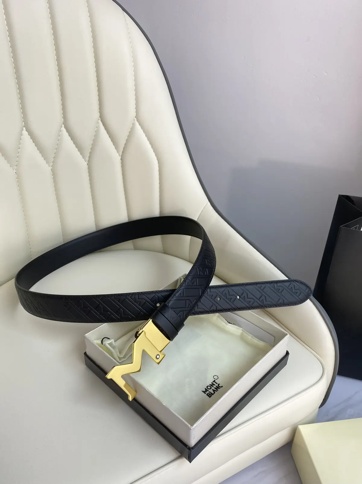 Montblanc（万宝龙男） Style Leather Men's Belts Lookbook Reference image 4
