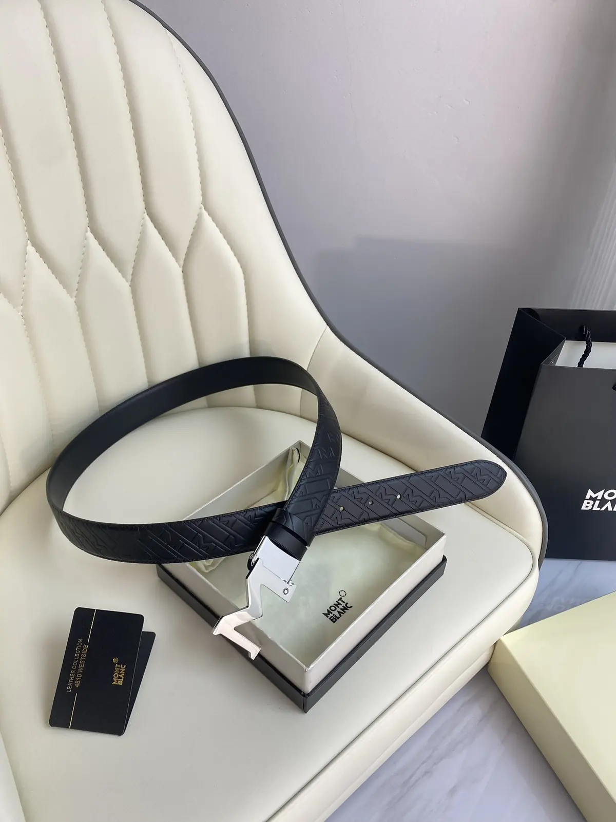 Montblanc（万宝龙男） Style Leather Men's Belts Lookbook Reference image 4