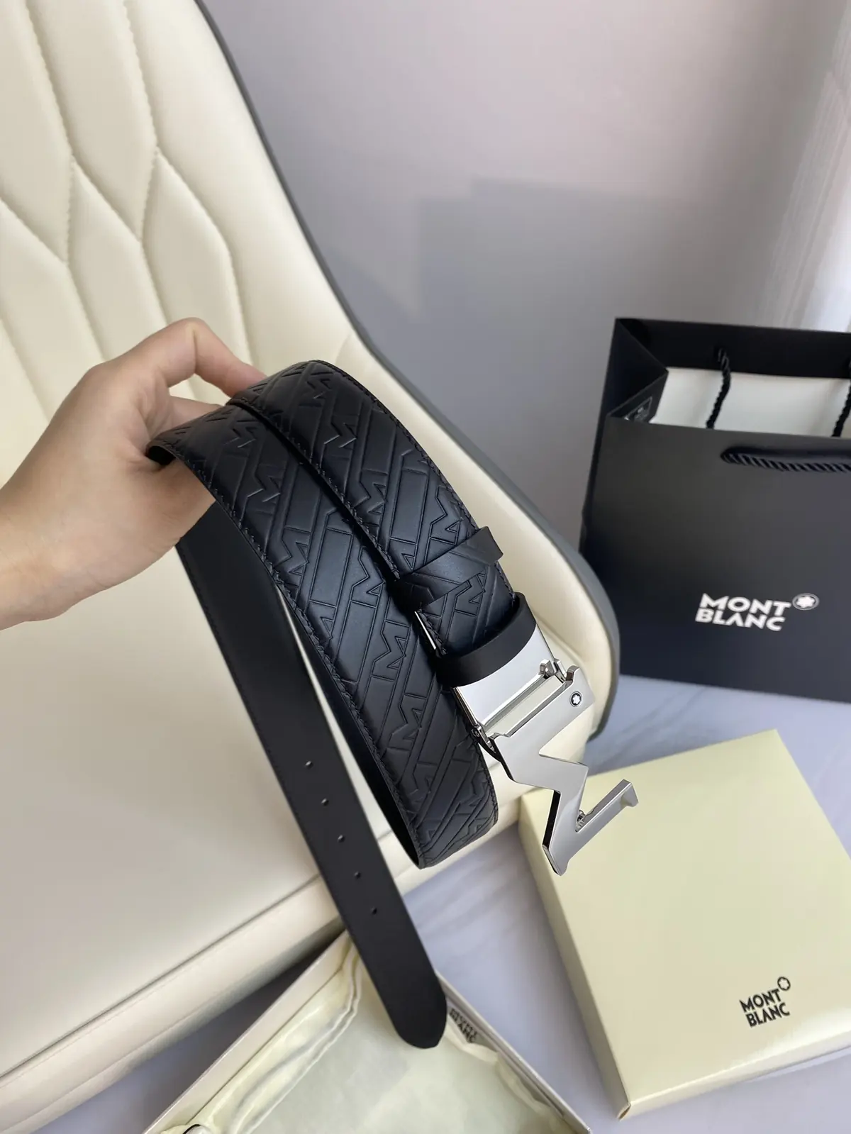 Montblanc（万宝龙男） Style Leather Men's Belts Lookbook Reference image 6