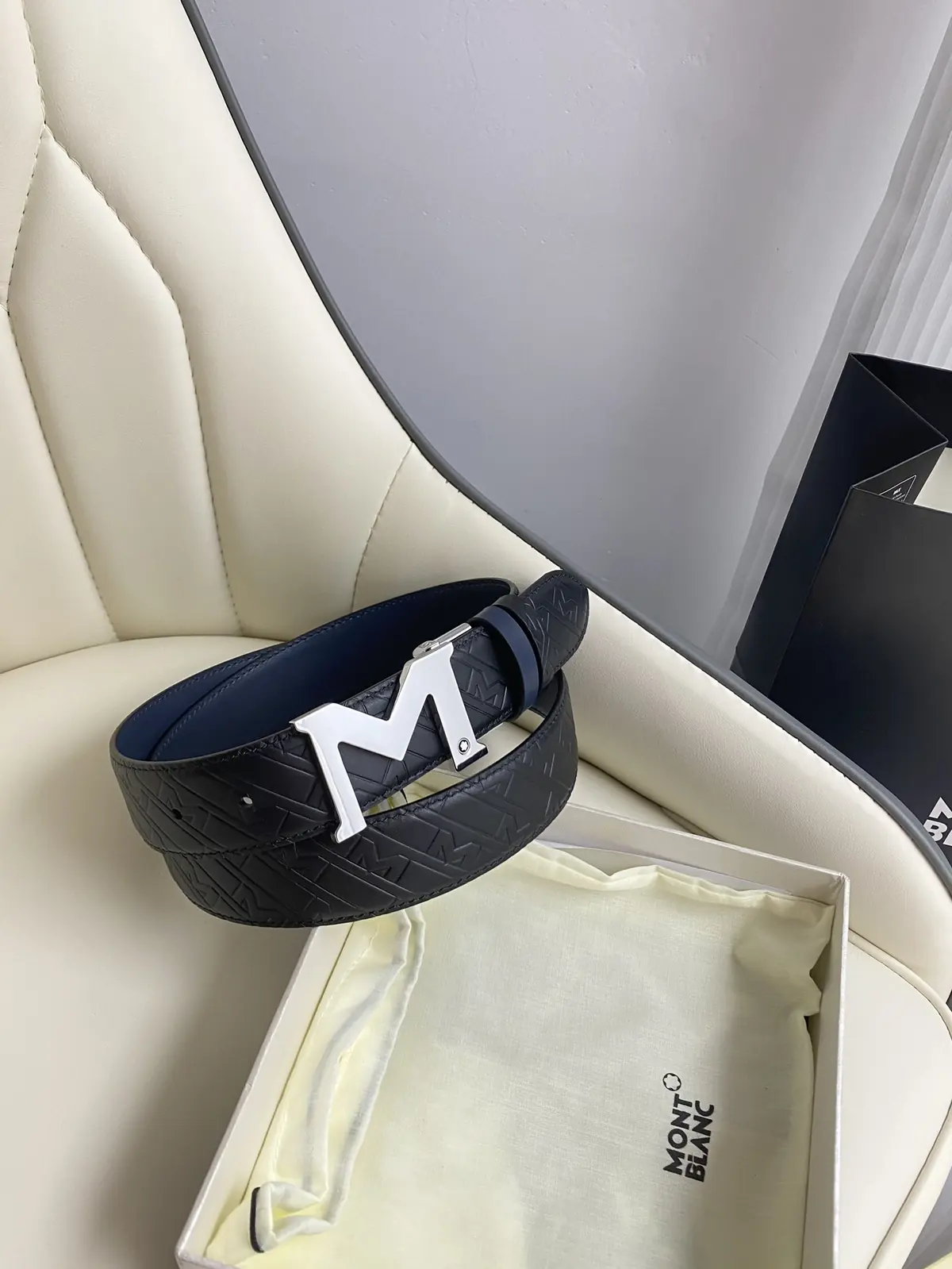 Montblanc（万宝龙男） Style Leather Men's Belts Lookbook Reference image 1