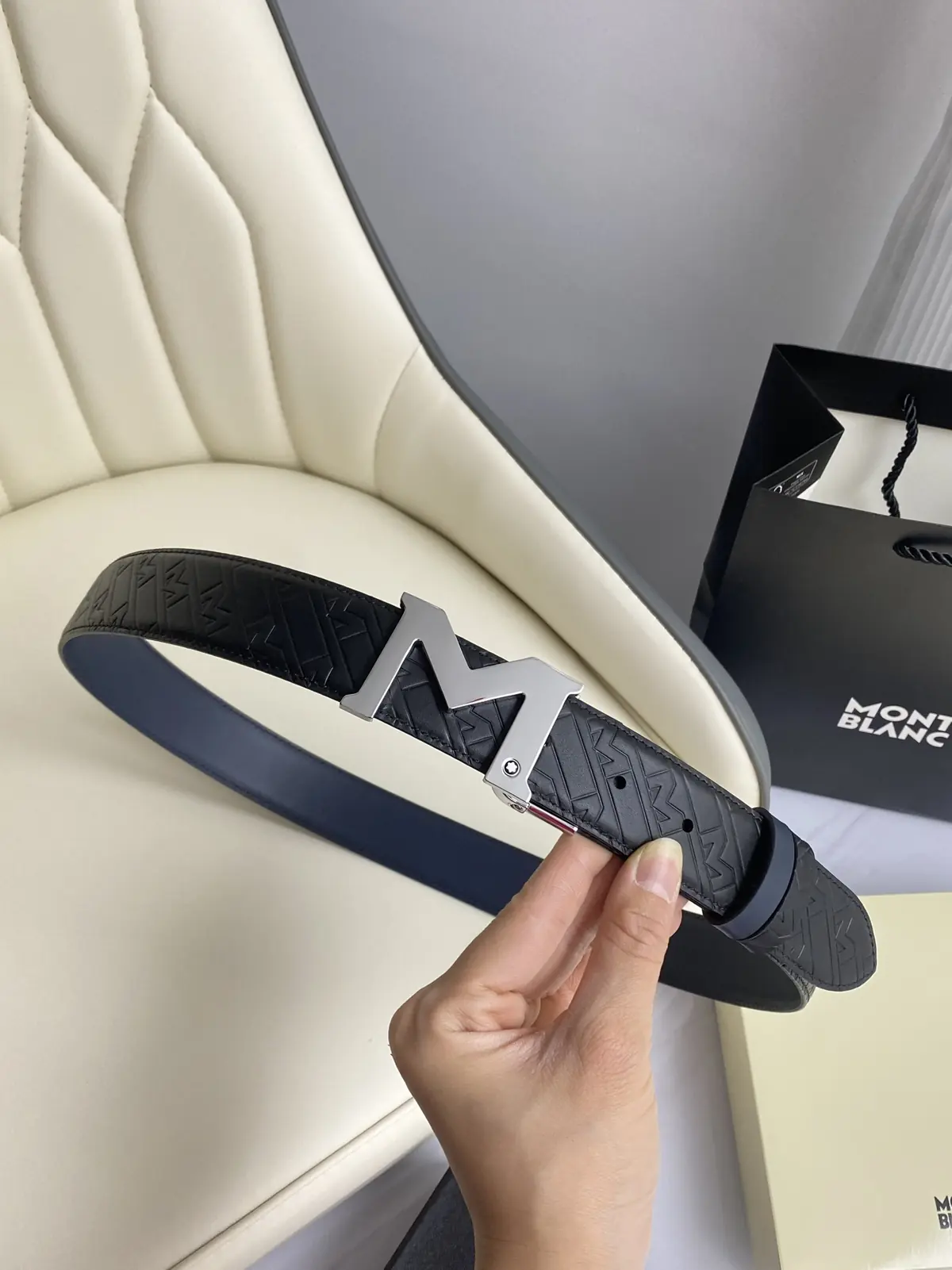 Montblanc（万宝龙男） Style Leather Men's Belts Lookbook Reference image 5