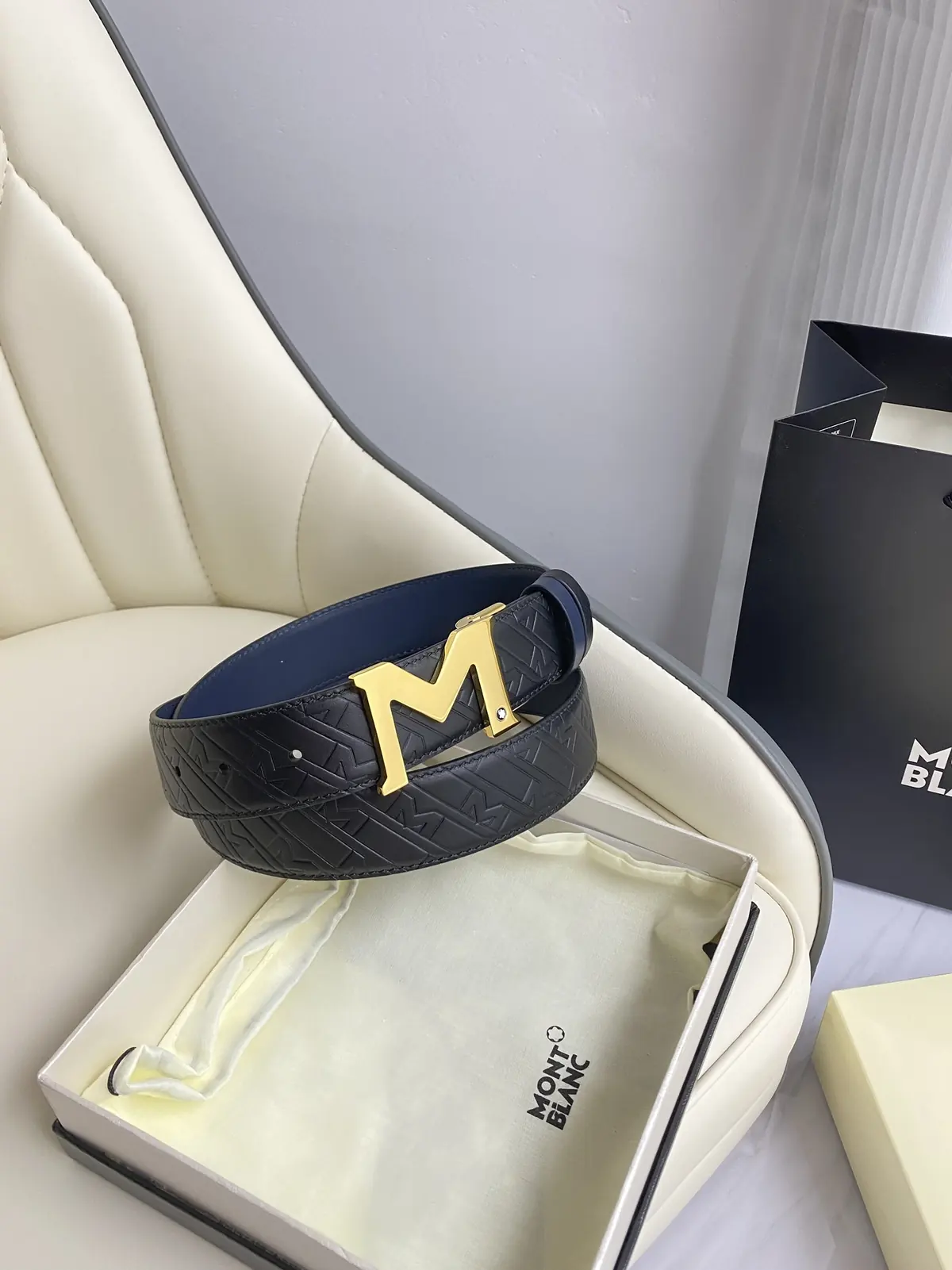 Montblanc（万宝龙男） Style Leather Men's Belts Lookbook Reference image 1