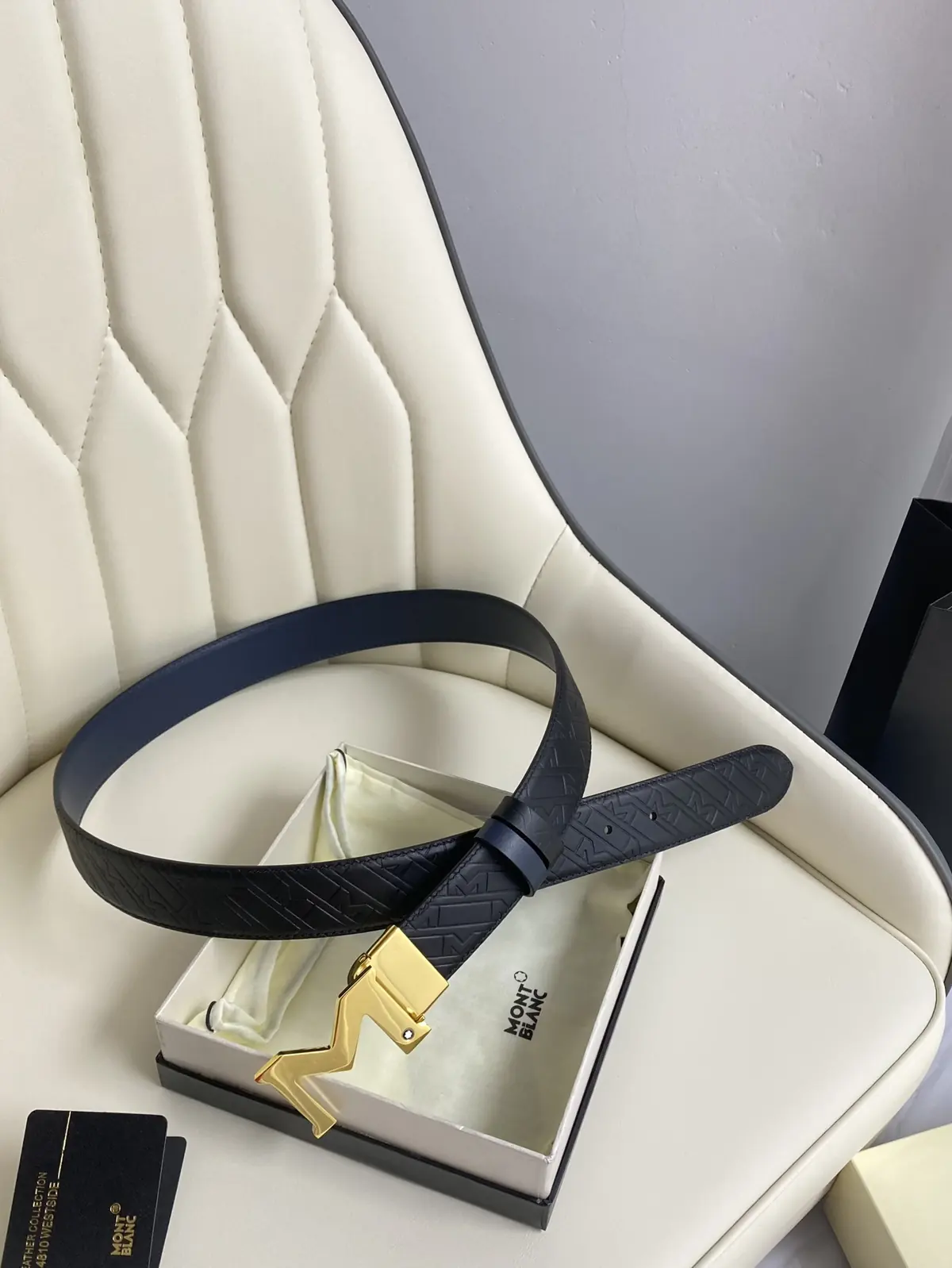 Montblanc（万宝龙男） Style Leather Men's Belts Lookbook Reference image 4