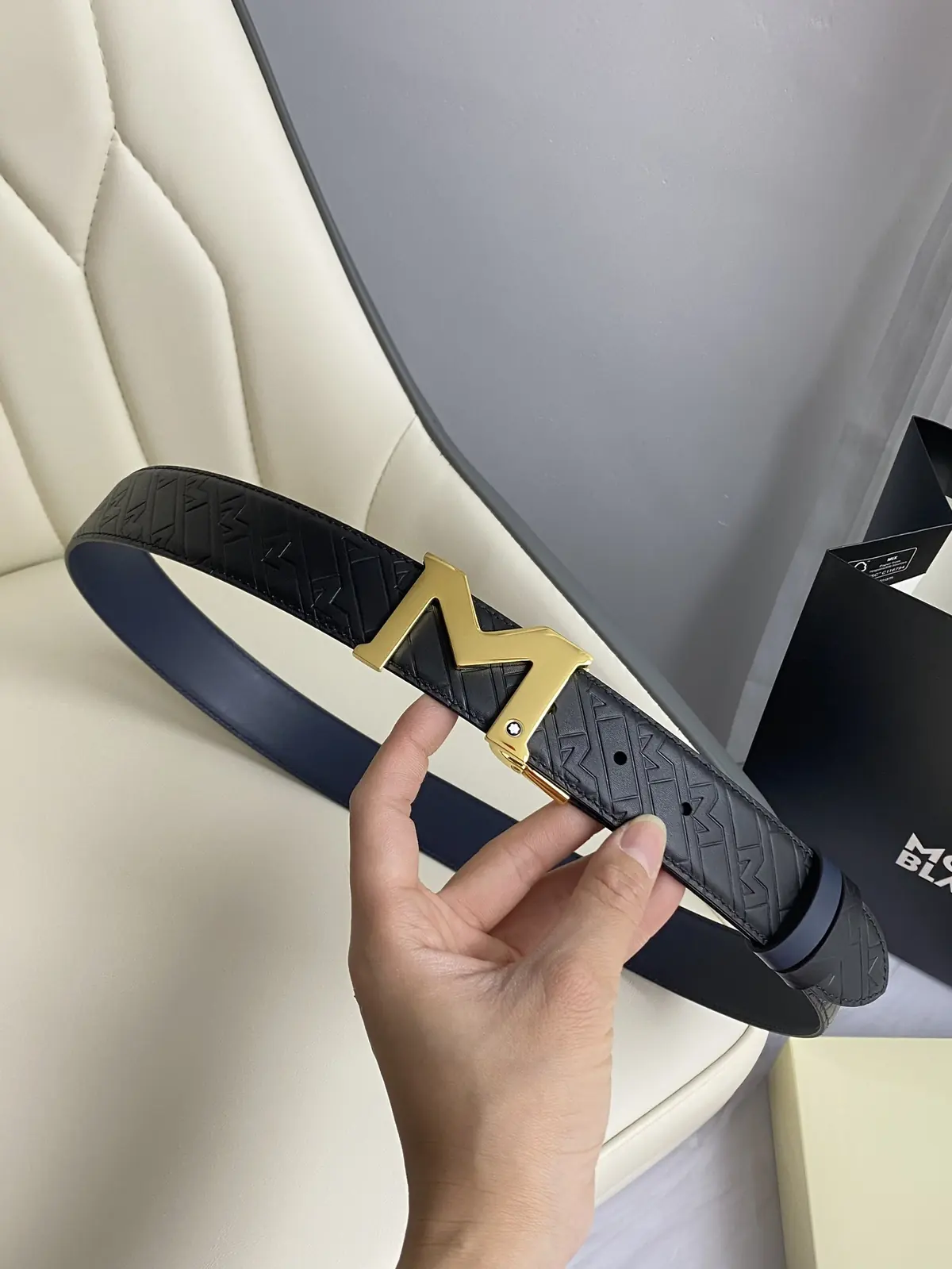 Montblanc（万宝龙男） Style Leather Men's Belts Lookbook Reference image 5