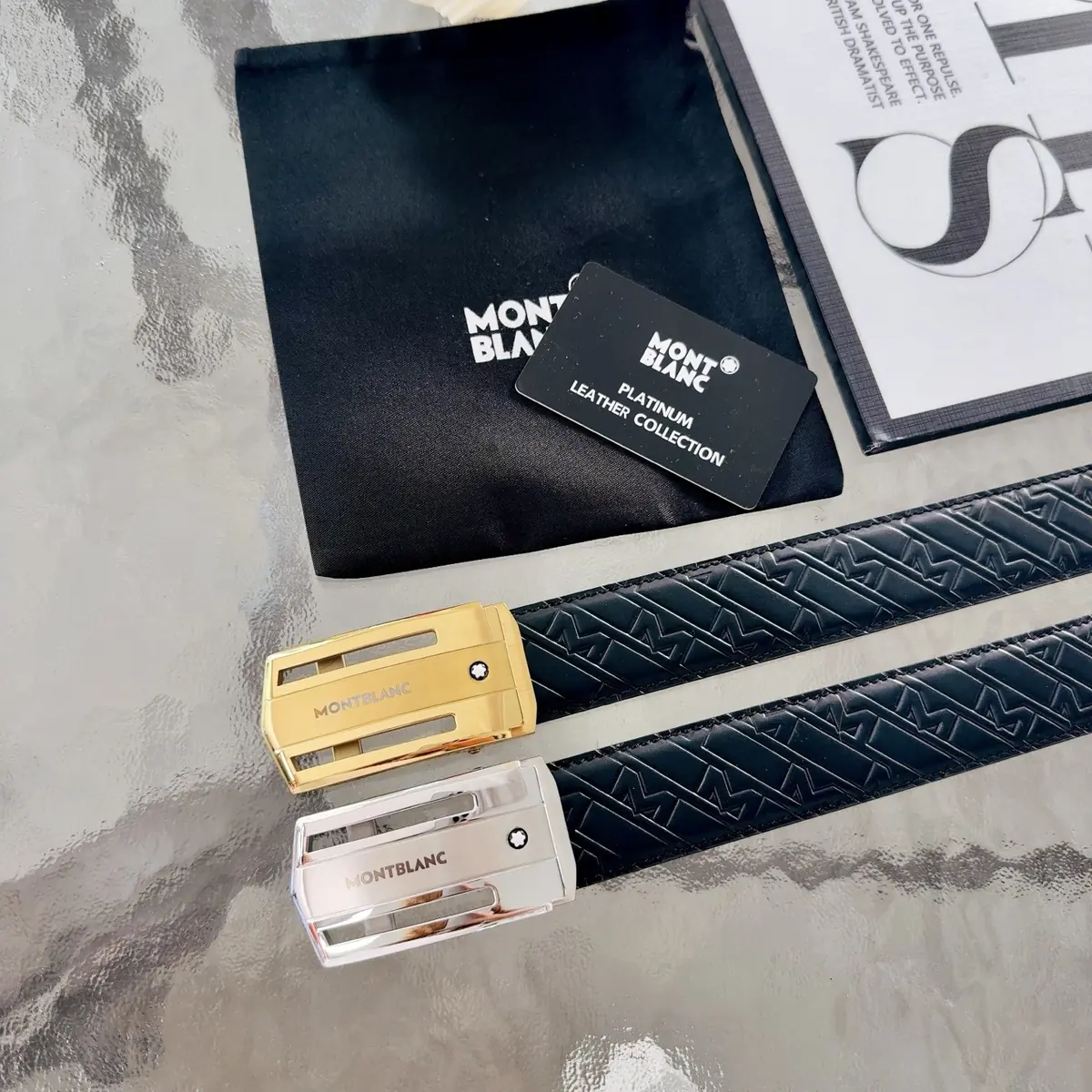 Montblanc（万宝龙男） Style Leather Men's Belts Lookbook Reference image 6