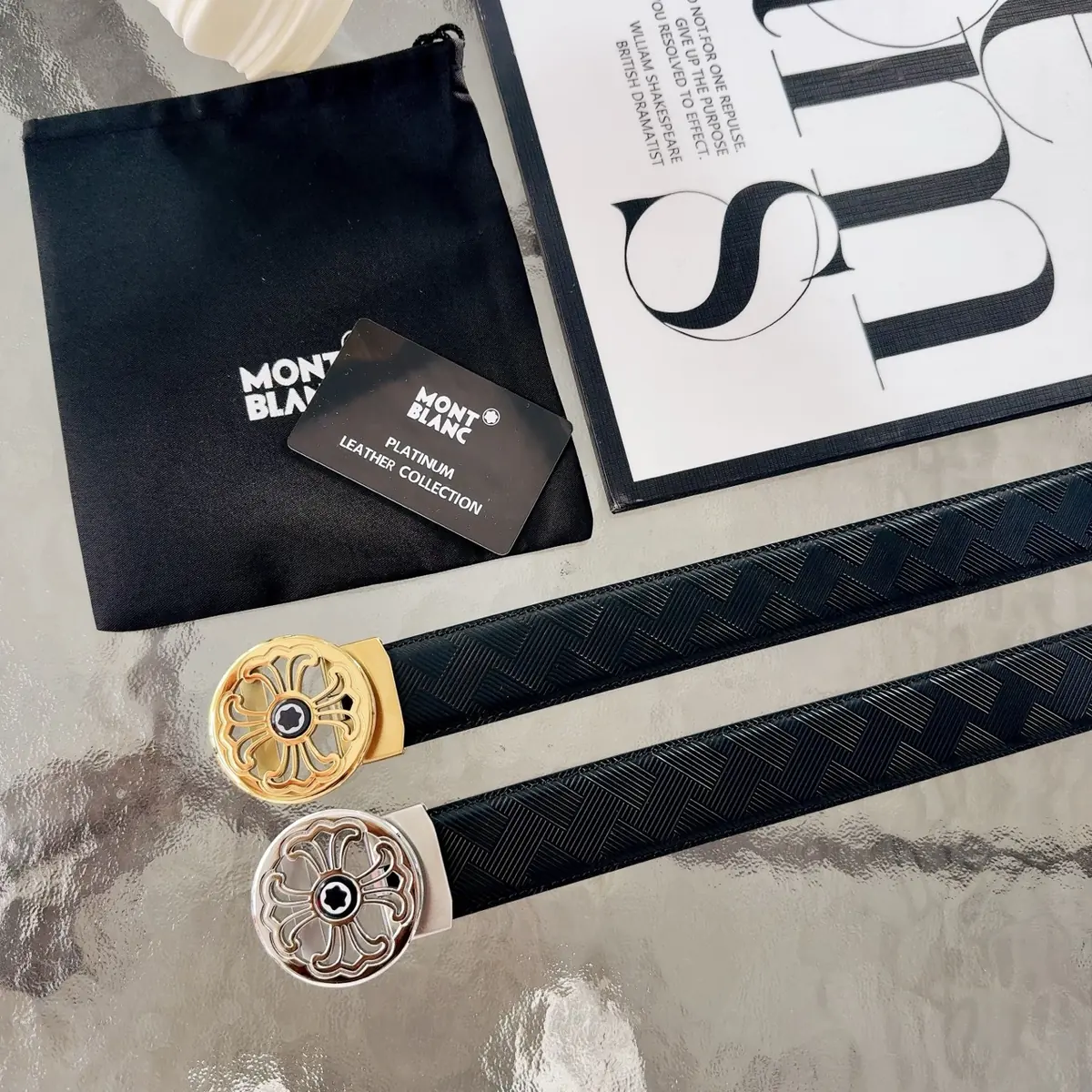 Montblanc（万宝龙男） Style Leather Men's Belts Lookbook Reference image 6