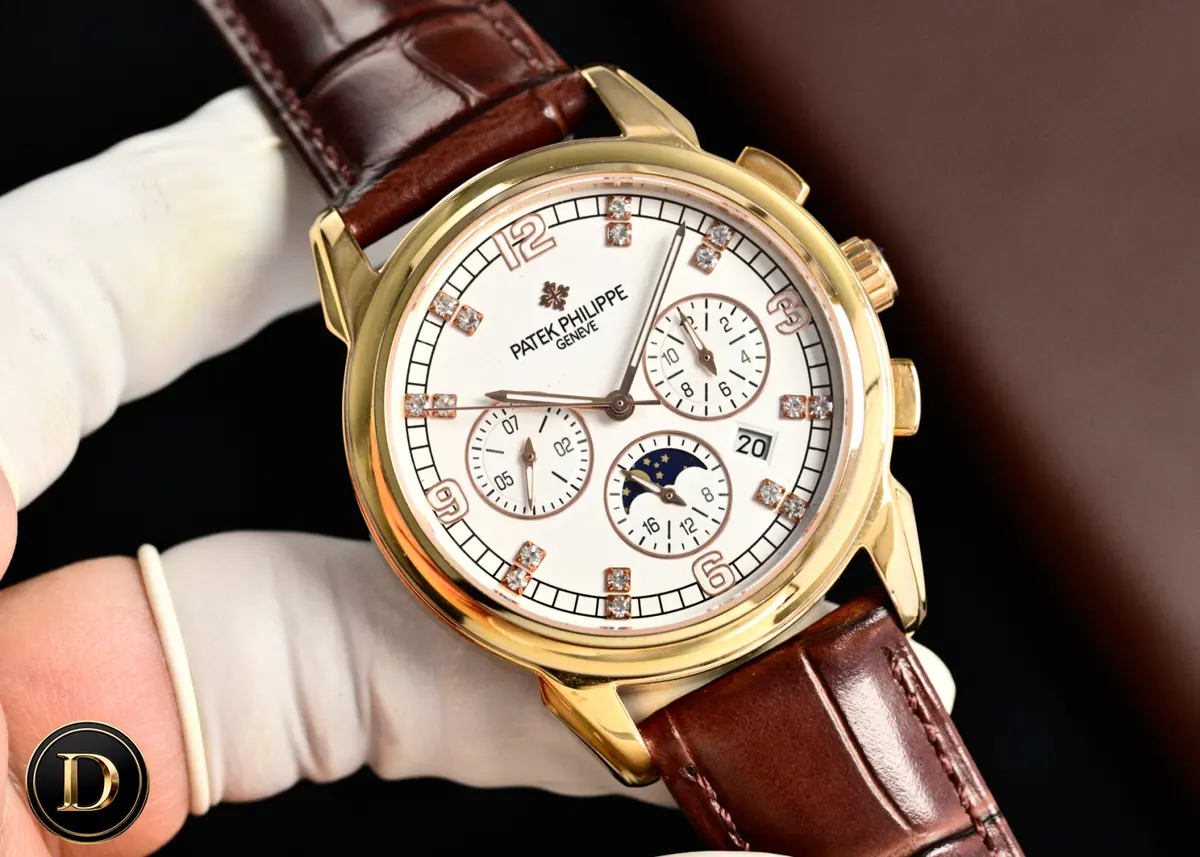 Patek Philippe（百达翡丽） Style Beige Leather Watches Lookbook Reference image 2