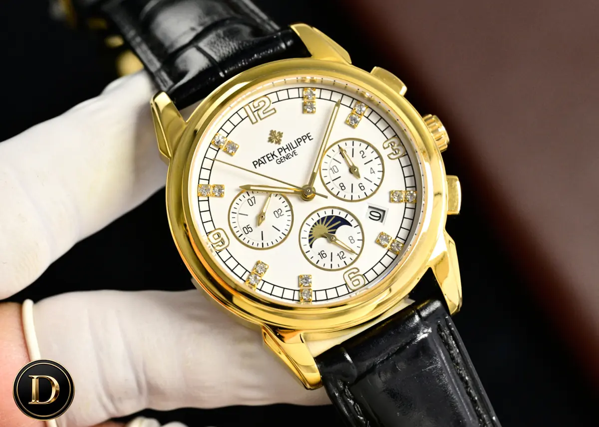 Patek Philippe（百达翡丽） Style Beige Leather Watches Lookbook Reference image 4