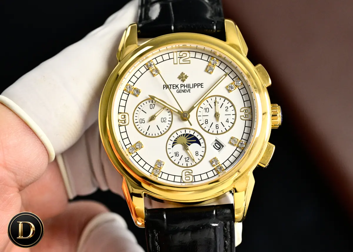 Patek Philippe（百达翡丽） Style Beige Leather Watches Lookbook Reference image 5