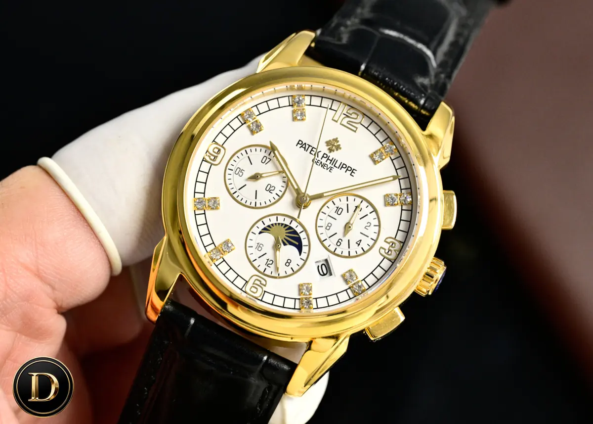 Patek Philippe（百达翡丽） Style Beige Leather Watches Lookbook Reference image 6