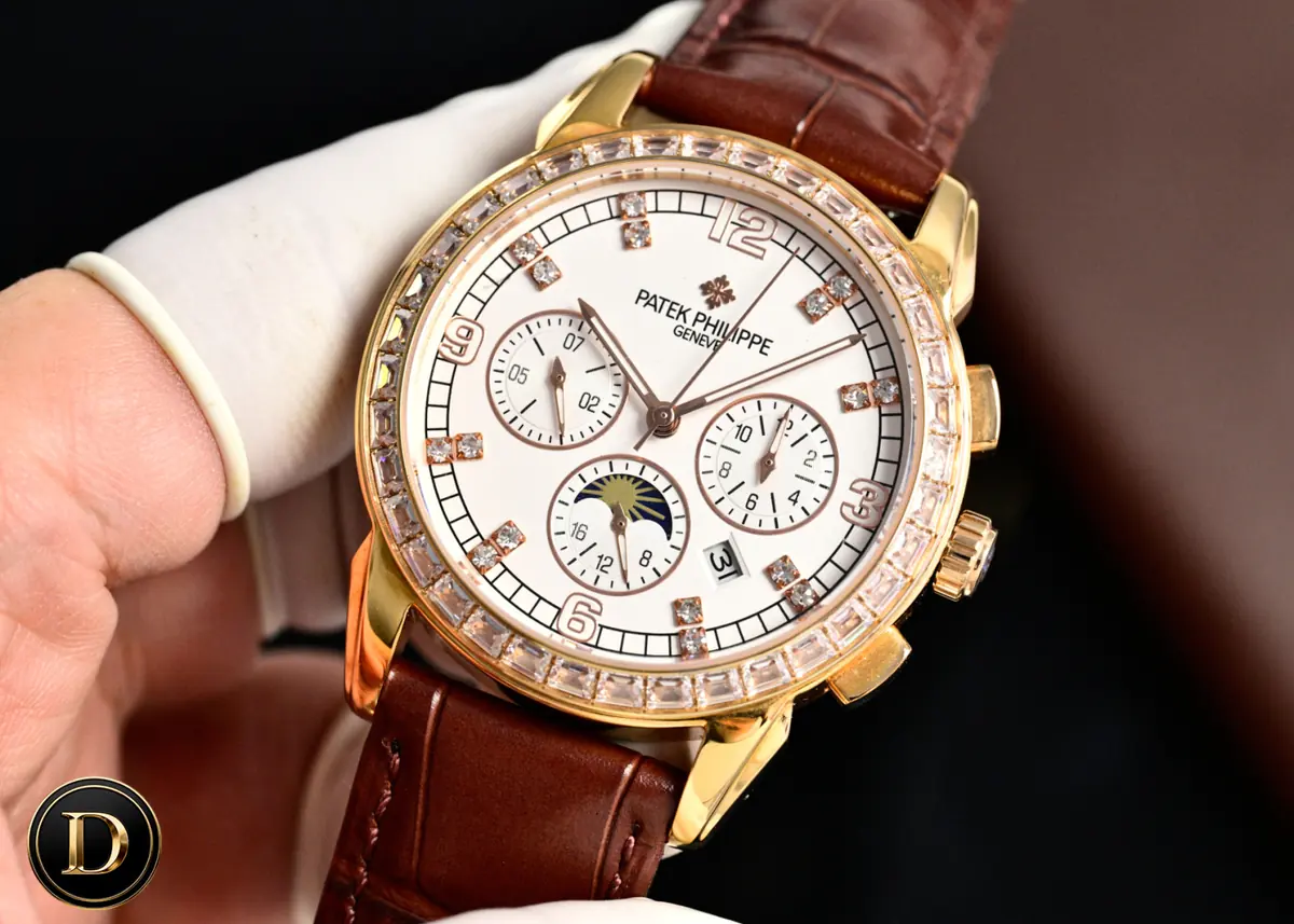 Patek Philippe（百达翡丽） Style Beige Leather Watches Lookbook Reference image 6