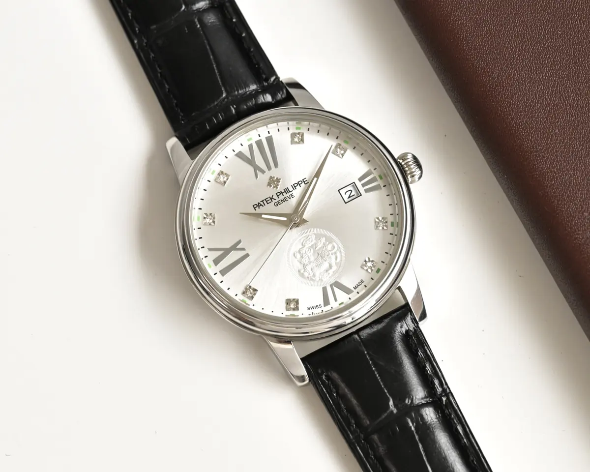 Patek Philippe（百达翡丽） Style Beige Leather Watches Lookbook Reference image 5