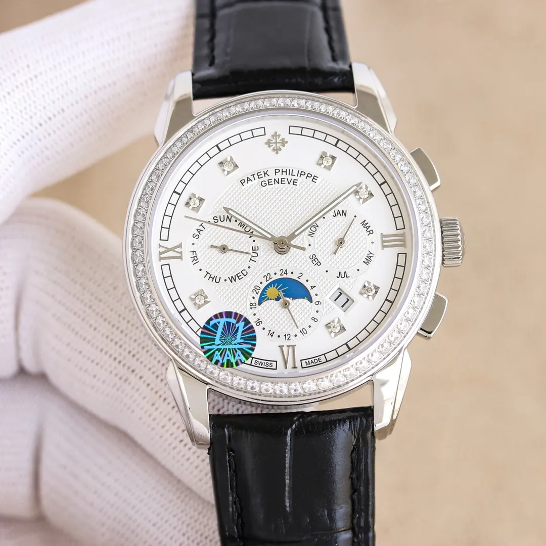 Patek Philippe（百达翡丽） Style Leather Watches Lookbook Reference image 1