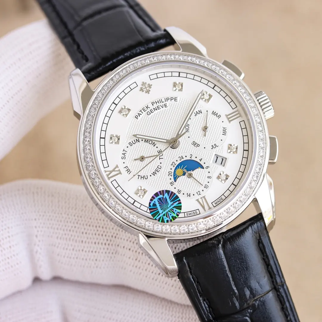 Patek Philippe（百达翡丽） Style Leather Watches Lookbook Reference image 2