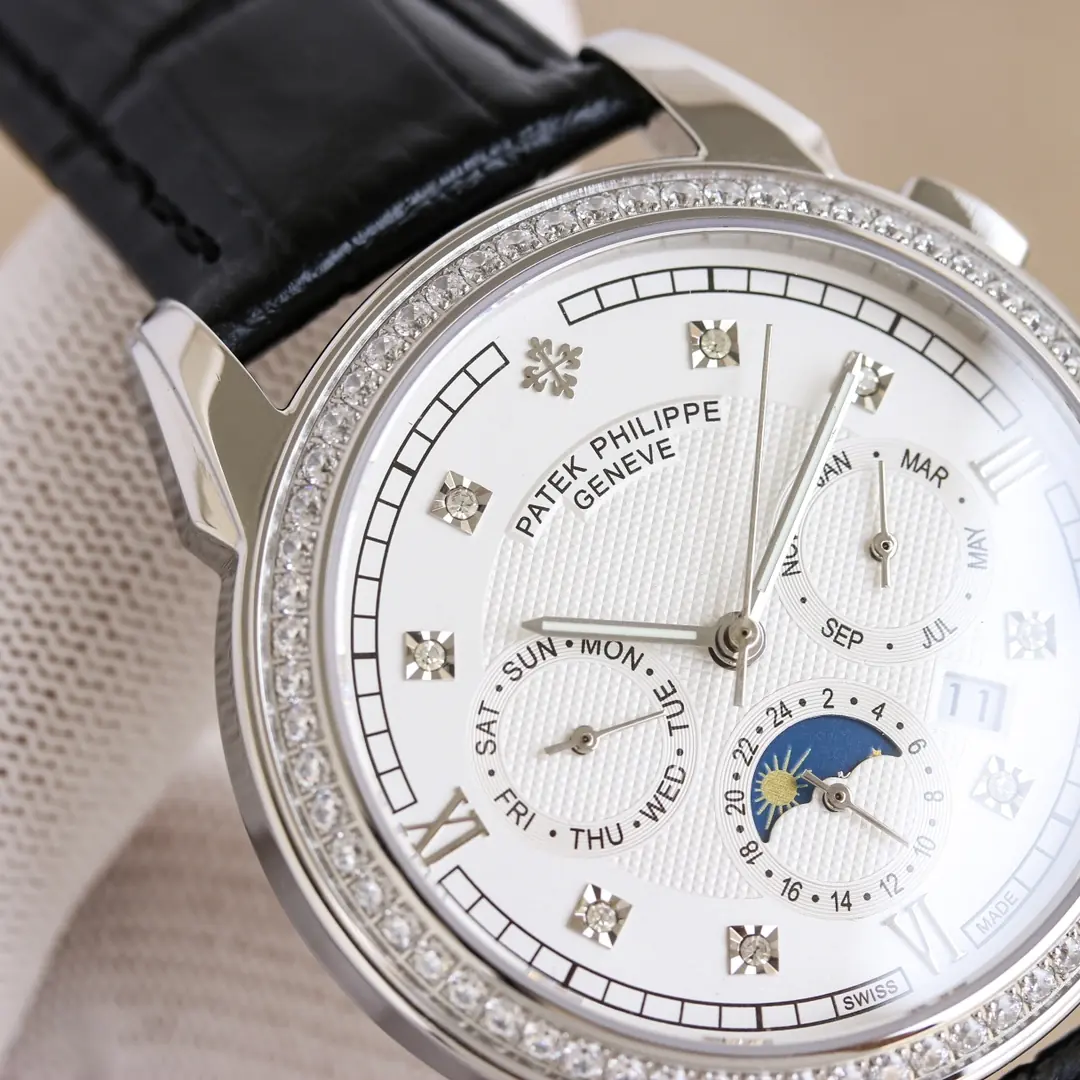 Patek Philippe（百达翡丽） Style Leather Watches Lookbook Reference image 4