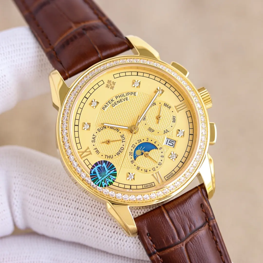 Patek Philippe（百达翡丽） Style Leather Watches Lookbook Reference image 2