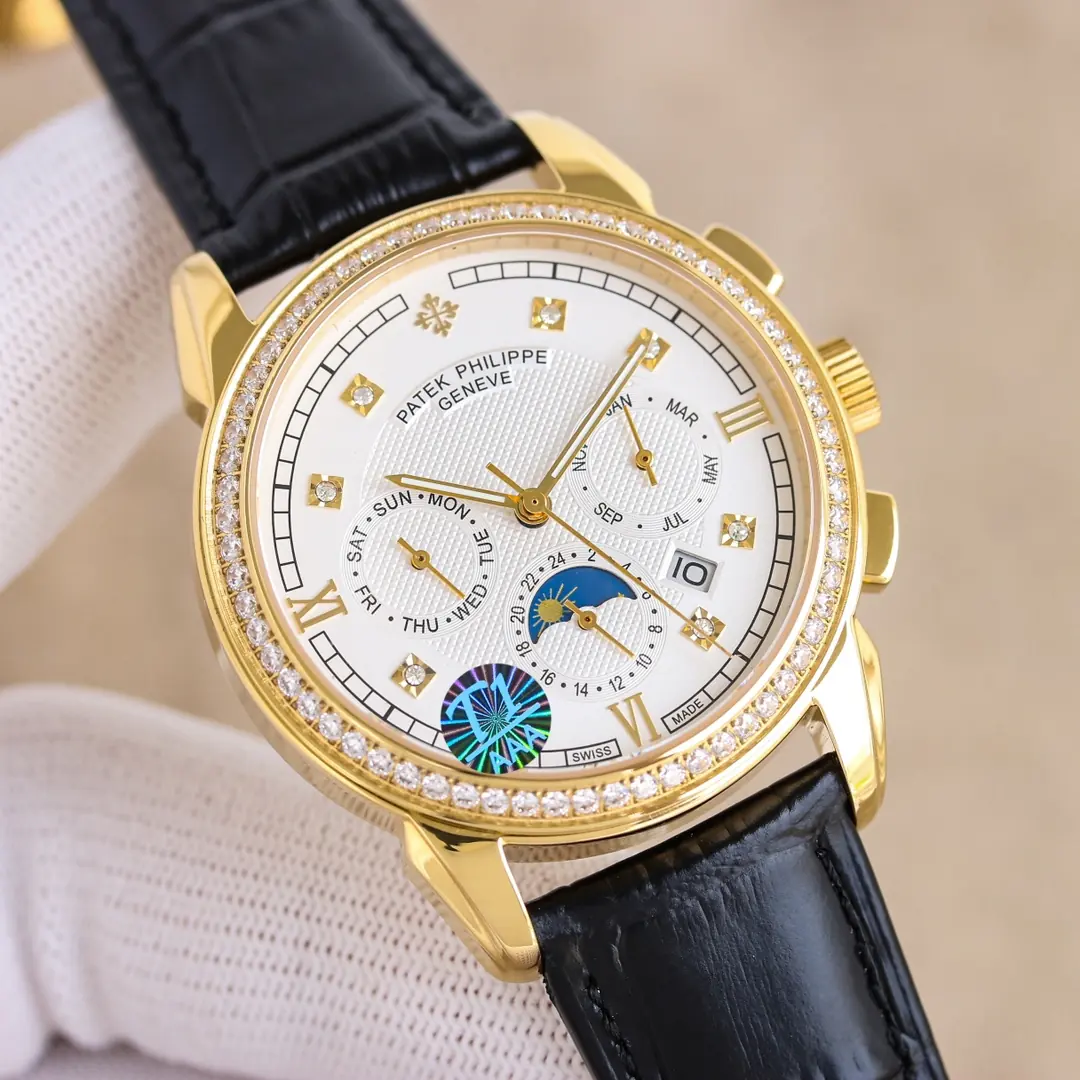 Patek Philippe（百达翡丽） Style Leather Watches Lookbook Reference image 5