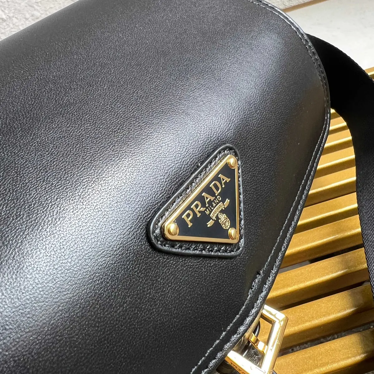 Prada Style Black Leather Shoulder Bag Lookbook Reference image 6