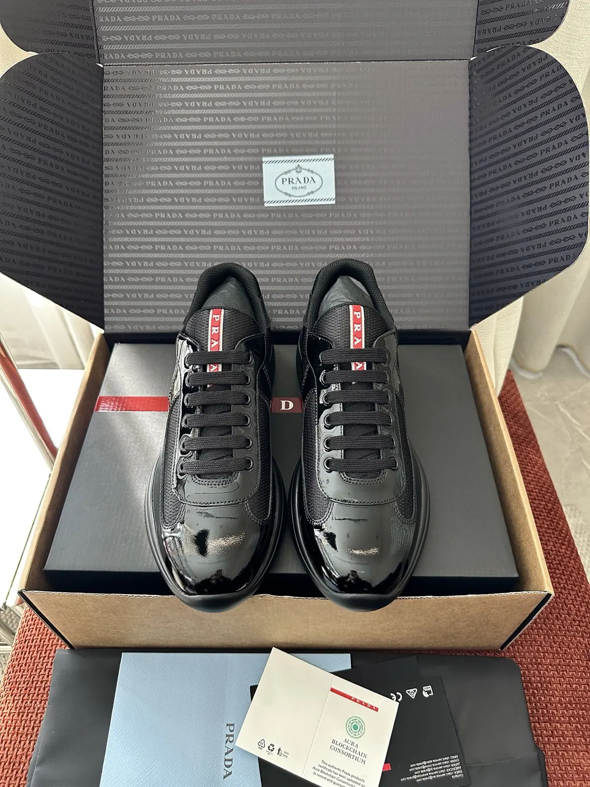 Prada Style Black Leather Women's Shoes Lookbook Reference image 1
