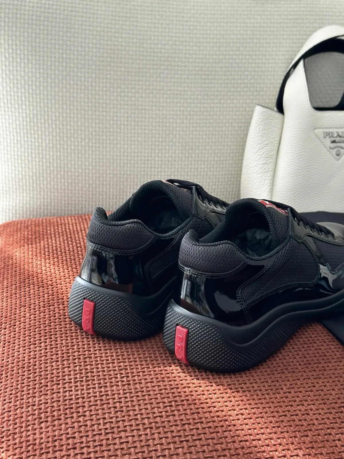Prada Style Black Leather Women's Shoes Lookbook Reference image 5
