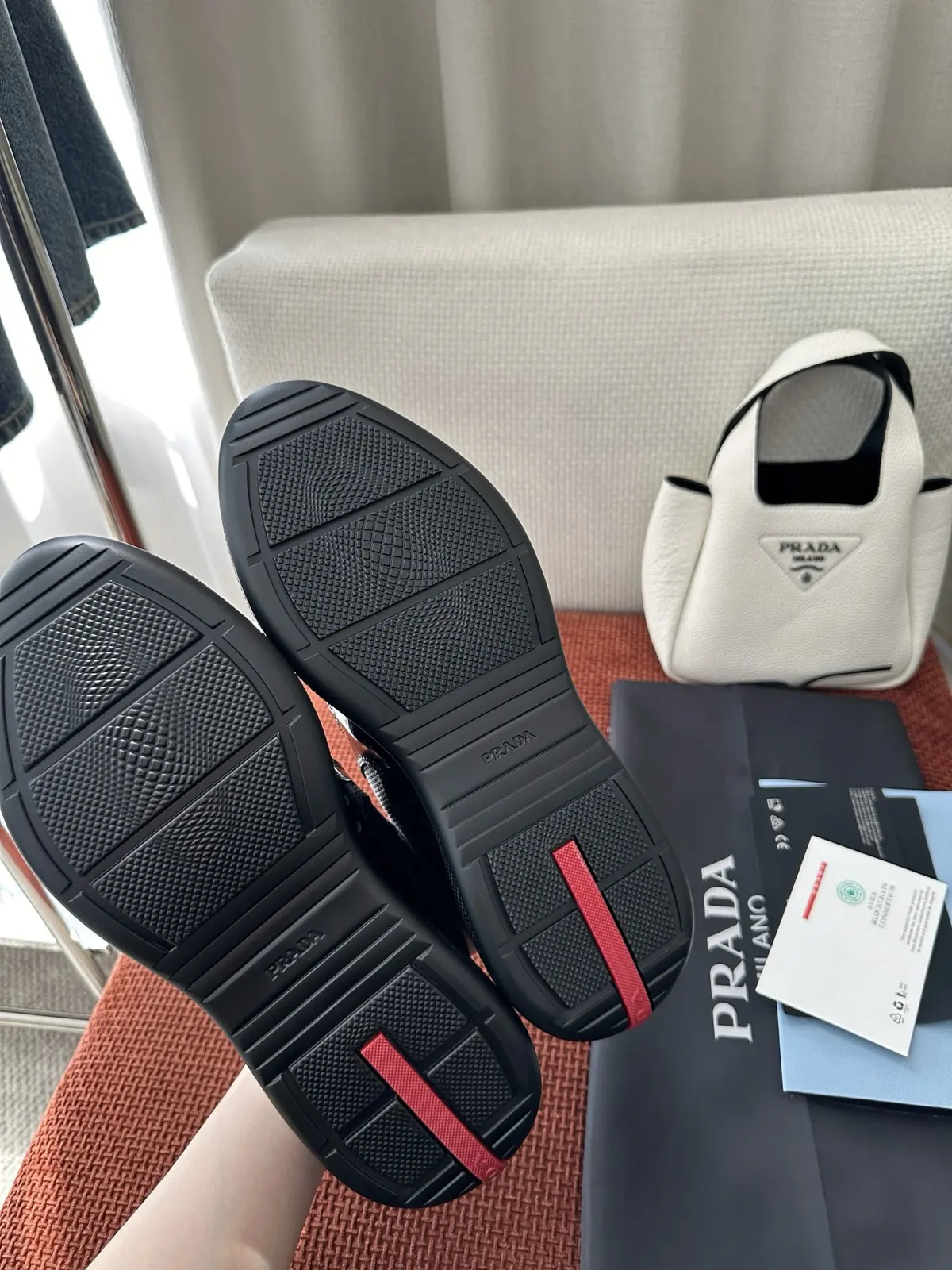 Prada Style Black Leather Women's Shoes Lookbook Reference image 6