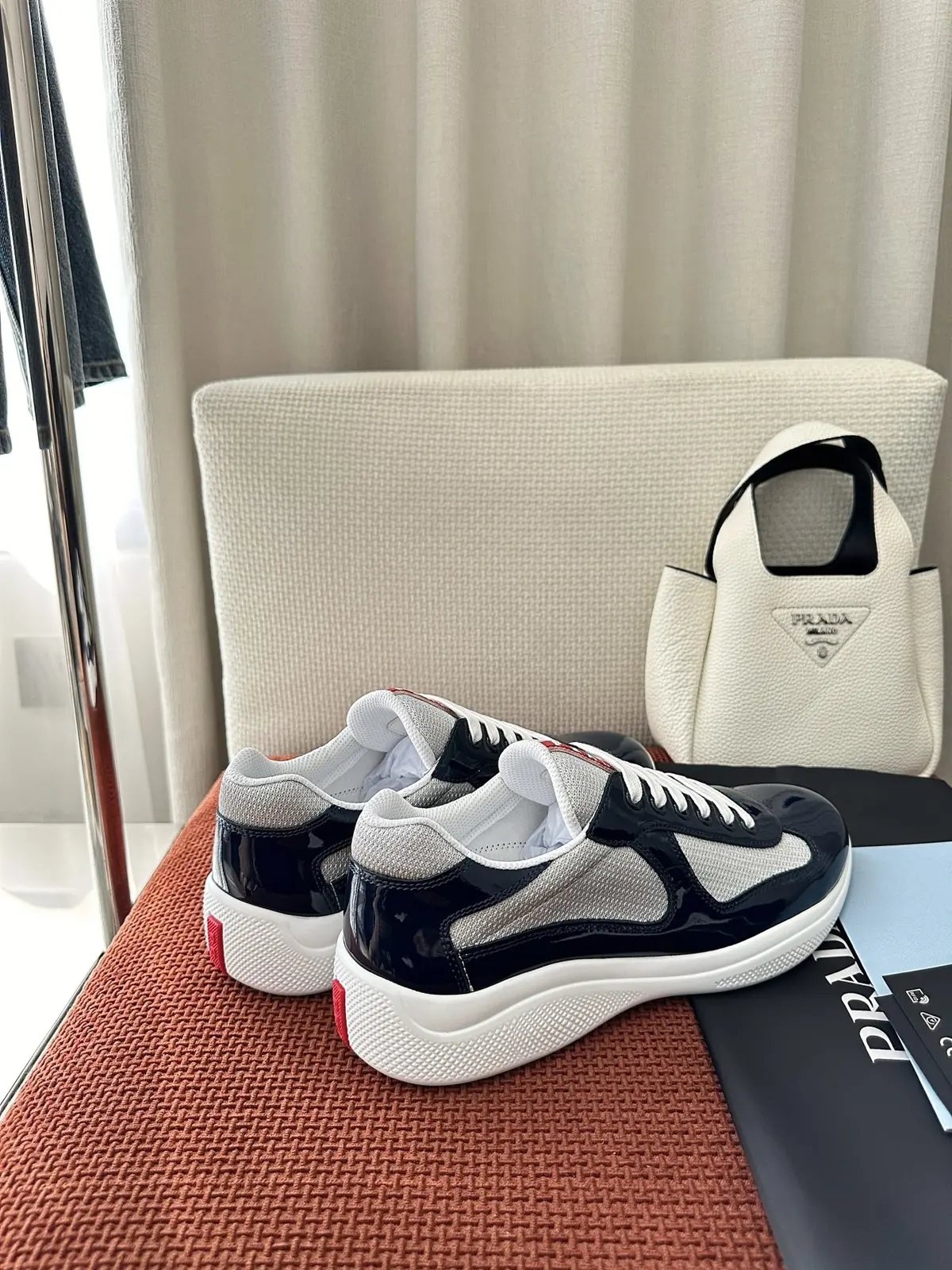 Prada Style Blue Leather Women's Shoes Lookbook Reference image 5