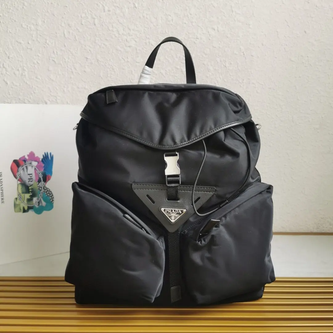 Prada Style Leather Backpack Lookbook Reference image 1