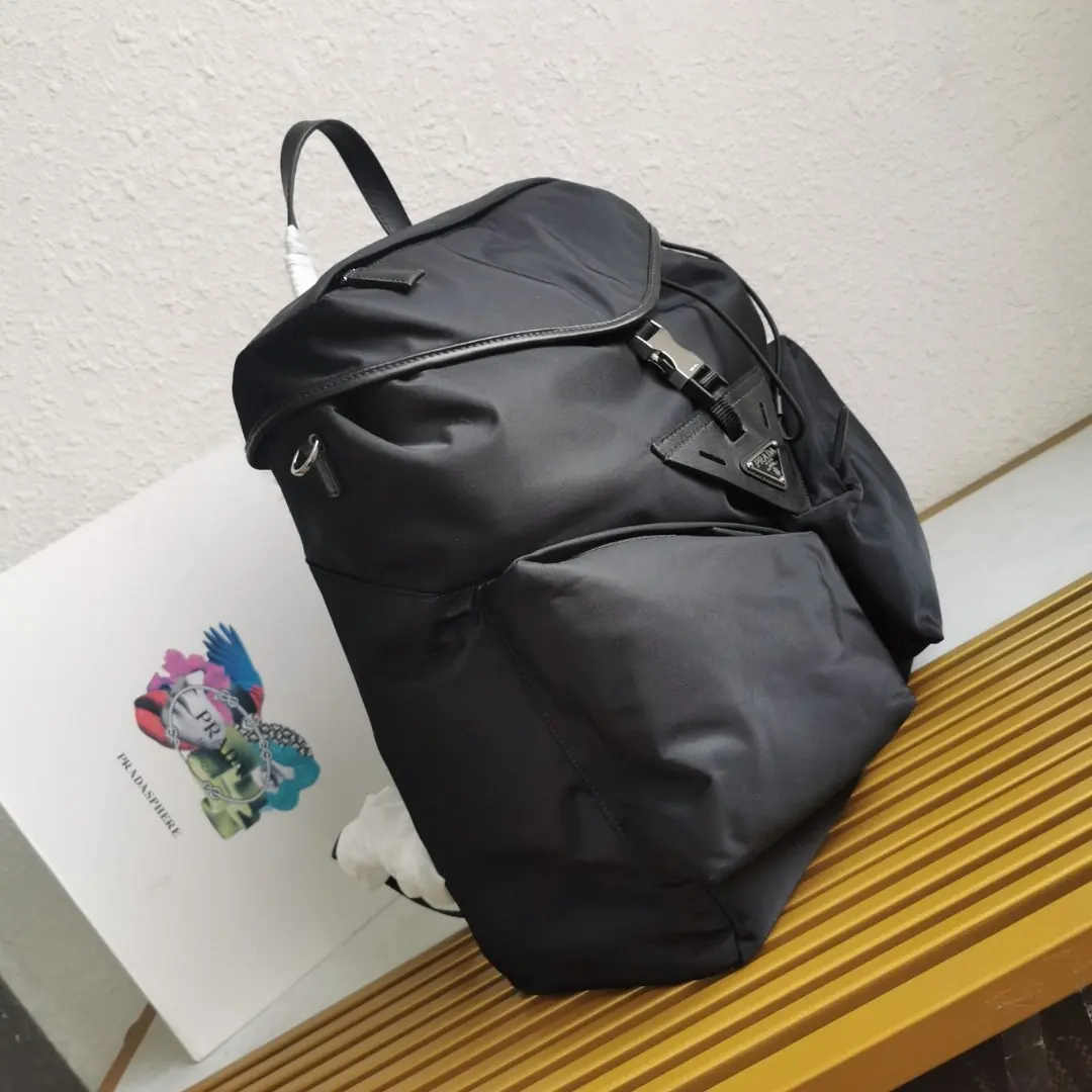 Prada Style Leather Backpack Lookbook Reference image 2