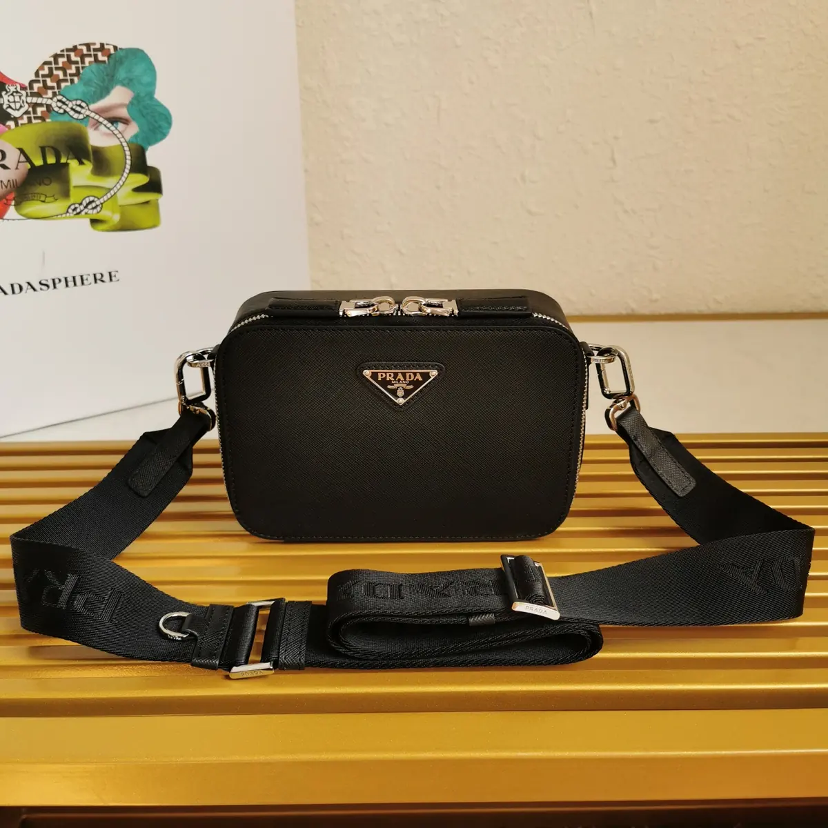 Prada Style Leather Camera Bag Lookbook Reference image 1