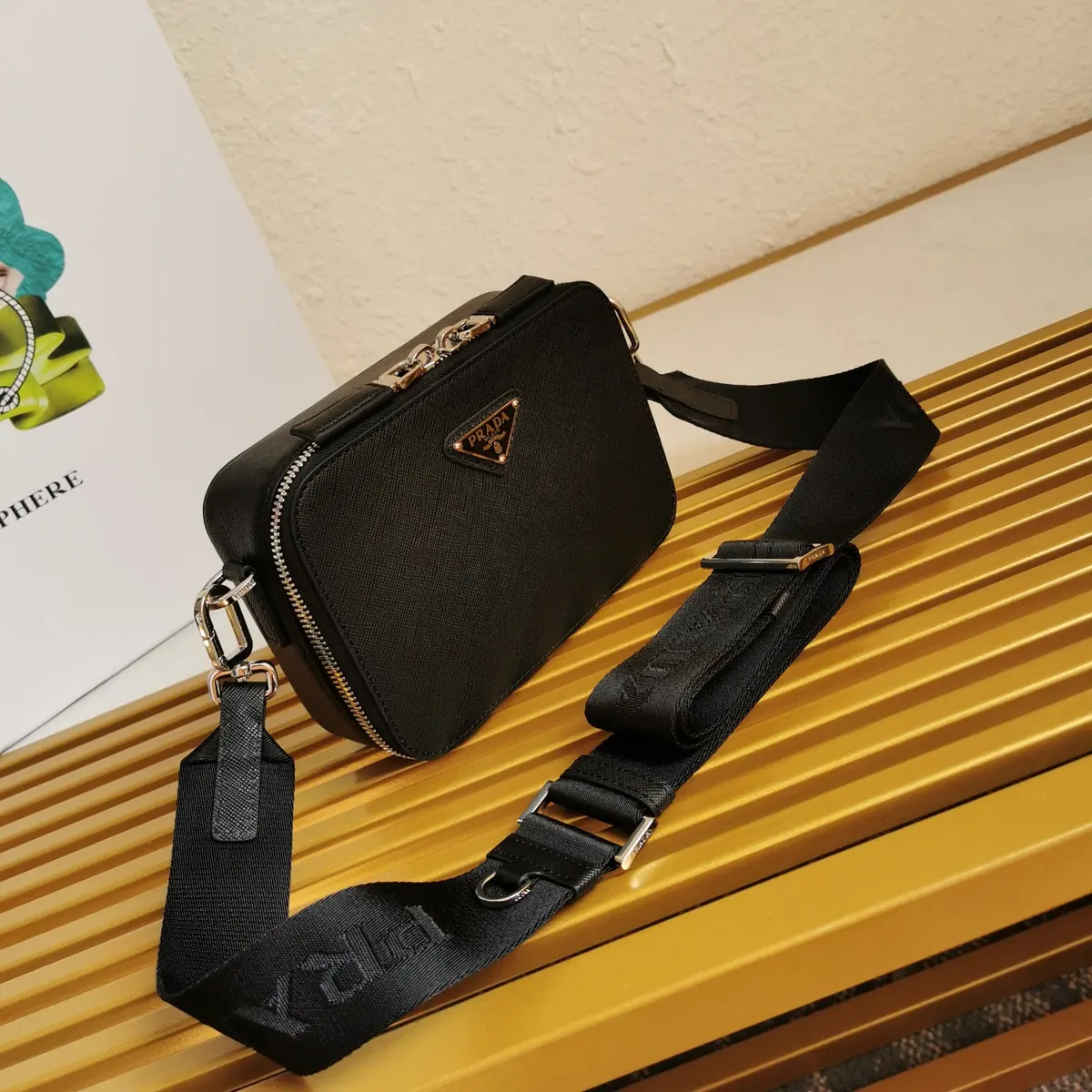 Prada Style Leather Camera Bag Lookbook Reference image 2