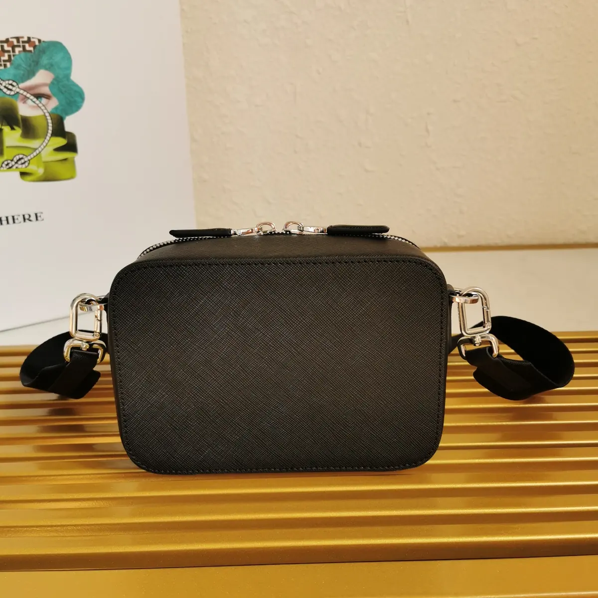 Prada Style Leather Camera Bag Lookbook Reference image 4
