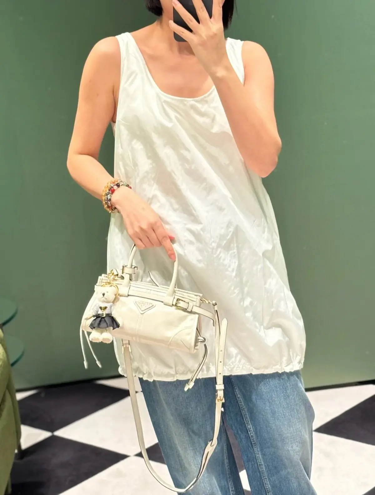 Prada Style Leather Crossbody Bag Lookbook Reference image 1