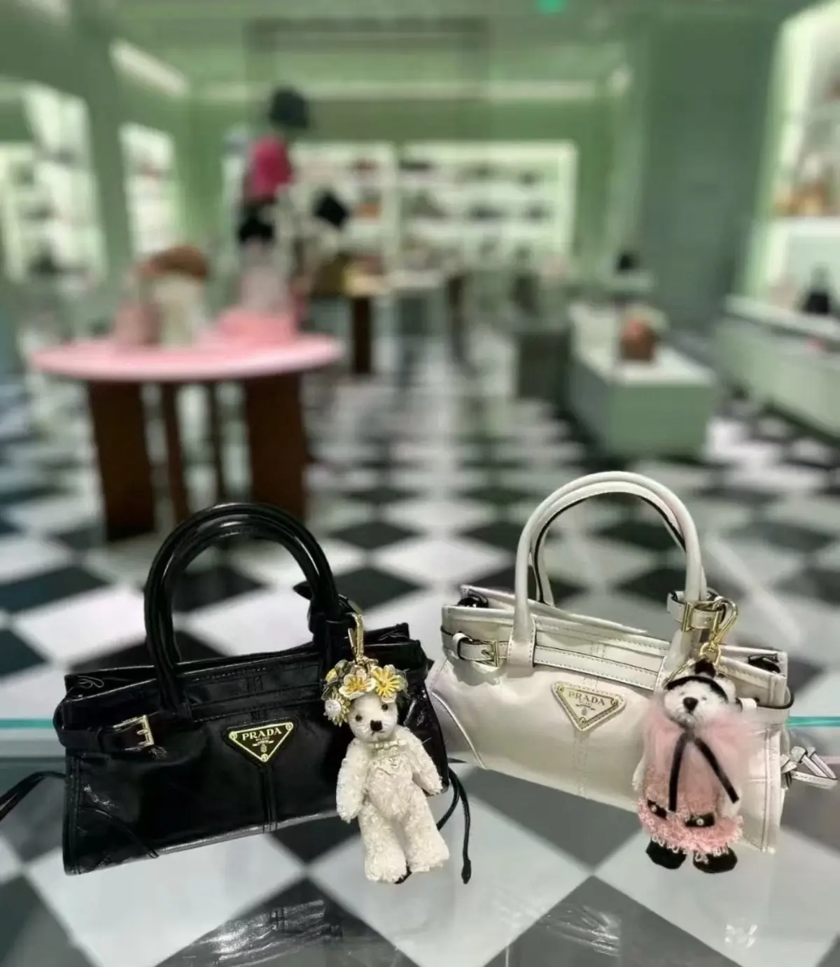 Prada Style Leather Crossbody Bag Lookbook Reference image 4