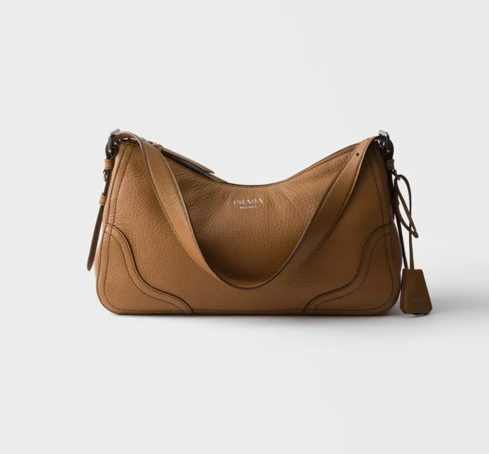 Prada Style Leather Hobo Bag Lookbook Reference image 3