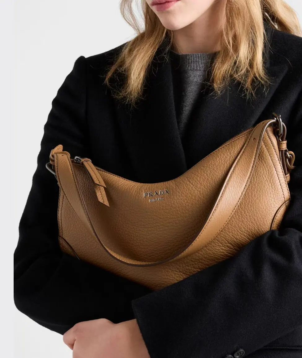 Prada Style Leather Hobo Bag Lookbook Reference image 5